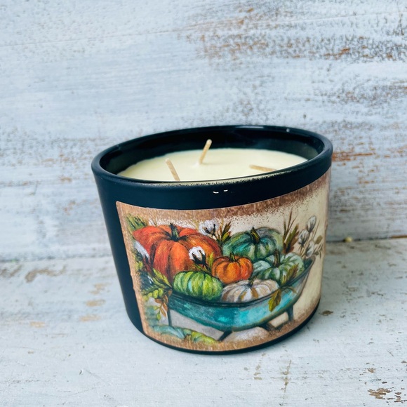 Wheelbarrow Fall Jar Candle Pumpkin Spice - Picture 13 of 17